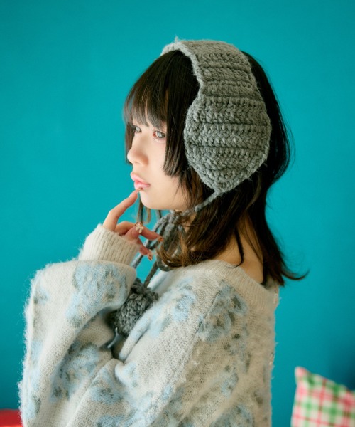 耳あて ポンポン イヤーマフラー 楽天市場】ShopNikoNiko 耳あて ポンポン イヤーマフラー