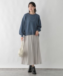 GLOBAL WORK Smile Seed Store | ナメラカニットプルオーバー*スカートセット/250672(ワンピース)