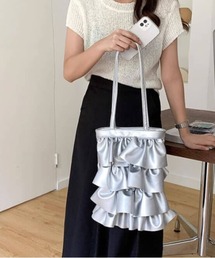ティアードフリルトートバッグ