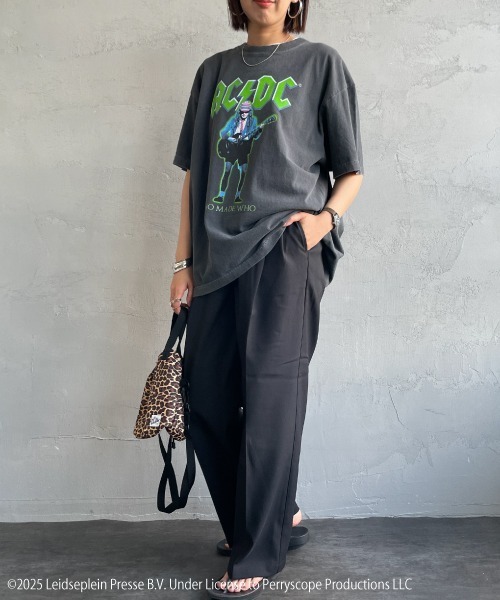 GOOD ROCK SPEED（グッドロックスピード）の「[GOOD ROCK SPEED/グッドロックスピード] 別注 AC/DC ロックプリントTシャツ(85 GUITER)（Tシャツ/カットソー・レディース・チャコール・M/L/XL）」の20枚目の写真