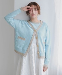 DONOBAN | バイカラーアンサンブル(カーディガン/ボレロ)