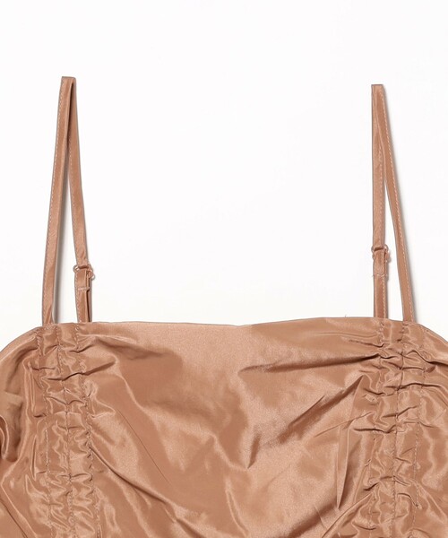 CAROLINA GLASER(カロリナ グレイサー)の「ボリュームチュール キャミワンピース(ワンピース・レディース・ピンク/ブラック・MEDIUM/SMALL)」の4枚目の写真