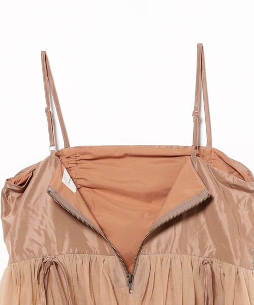 CAROLINA GLASER(カロリナ グレイサー)の「ボリュームチュール キャミワンピース(ワンピース・レディース・ピンク/ブラック・MEDIUM/SMALL)」の12枚目の写真