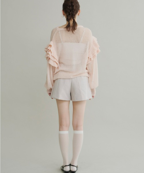 Olu.（オルドット）の「ツータックショートパンツ（その他パンツ・レディース・ベージュ/ブラック/グレー・FREE）」の17枚目の写真