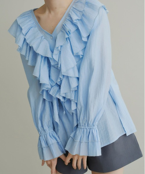 Olu.（オルドット）の「ツータックショートパンツ（その他パンツ・レディース・ベージュ/ブラック/グレー・FREE）」の4枚目の写真