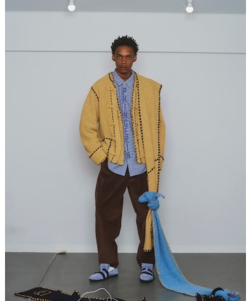 PHINGERIN(フィンガリン)の「King & Prince 髙橋海人さん 着用ブランド PG1 CARDIGAN(カーディガン/ボレロ・メンズ・ネイビー/マスタード/サックスブルー・S/M/L)」の6枚目の写真