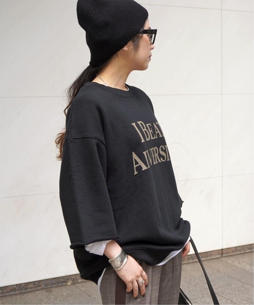 【新品タグ付き】AP STUDIO thriddaスウェット プルオーバー AP STUDIO スウェット thriddaスウェットプルオーバー