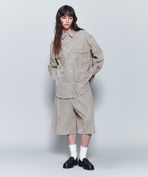 6（ロク）の「＜6(ROKU)＞コットン チェック ショート パンツ（その他