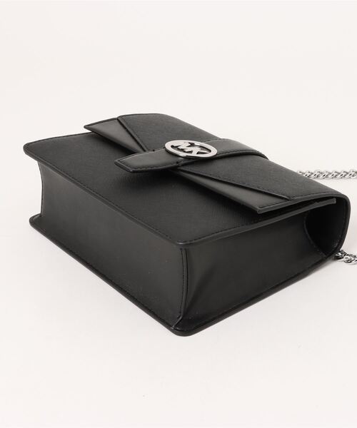 MICHAEL KORS(マイケルコース)の「GREENWICH サフィアーノ レザー クロスボディ スモール(ショルダーバッグ・レディース・ブラック・FREE)」の7枚目の写真