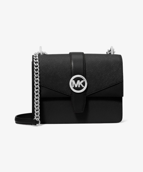 MICHAEL KORS(マイケルコース)の「GREENWICH サフィアーノ レザー クロスボディ スモール(ショルダーバッグ・レディース・ブラック・FREE)」の1枚目の写真