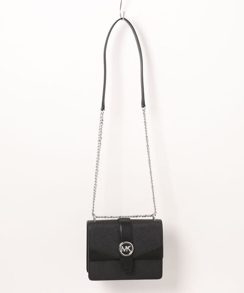 MICHAEL KORS(マイケルコース)の「GREENWICH サフィアーノ レザー クロスボディ スモール(ショルダーバッグ・レディース・ブラック・FREE)」の5枚目の写真