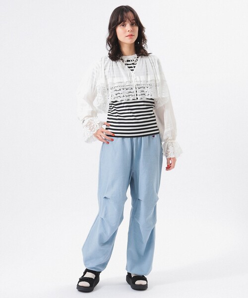 Champion（チャンピオン）の「【別注】Champion / リバースウィーブ(R) ミリタリー パンツ（スウェットパンツ・レディース・ブルー系その他/グレー・S）」の17枚目の写真