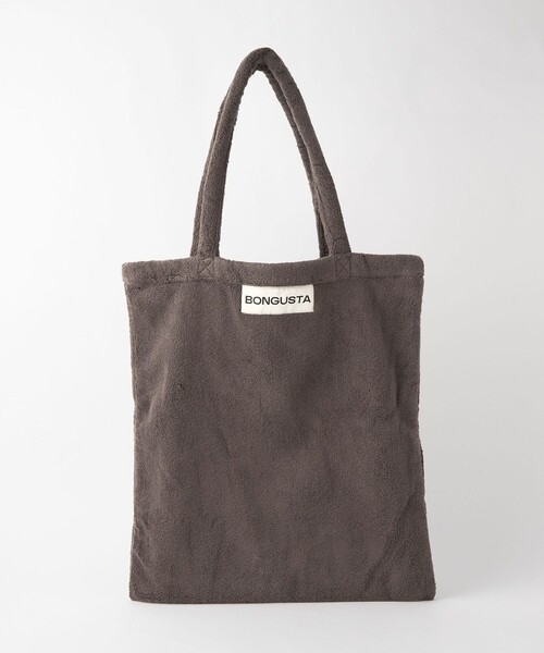 BONGUSTA トートバッグ ブラウン ボングスタ BONGUSTA BONGUSTA トートバッグ NARAM TOTEBAG 無地