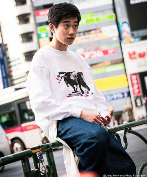 セール】【森山大道】コラボTシャツ（Tシャツ/カットソー）｜niko and
