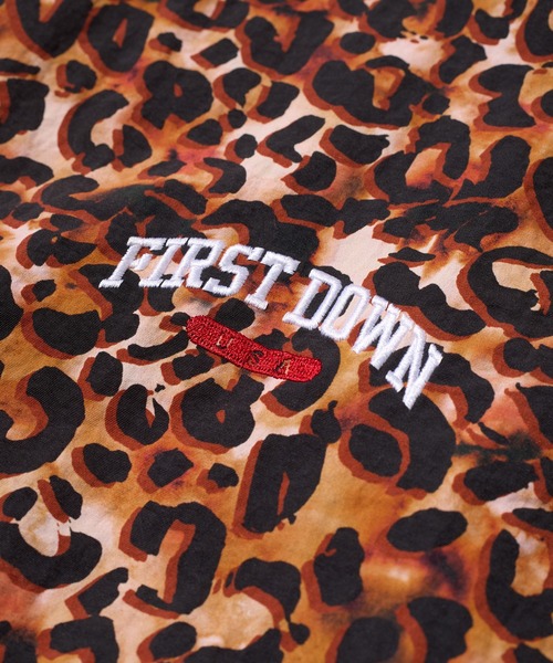 FIRST DOWN(ファーストダウン)の「タスランナイロン トラックジャケット(ナイロンジャケット・メンズ・ブラック/レオパード/ネイビー・M/L/XL)」の5枚目の写真