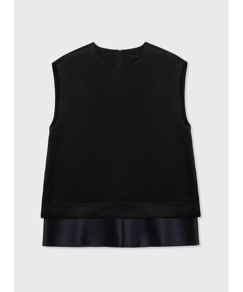 CINOH（チノ）の「BLACK FORMAL スリーブレスブラウス（シャツ/ブラウス・レディース・ブラック・38/36）」の2枚目の写真