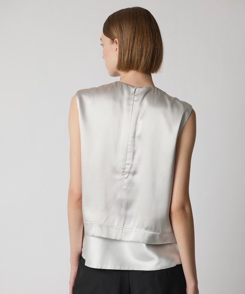 CINOH（チノ）の「BLACK FORMAL スリーブレスブラウス（シャツ/ブラウス・レディース・ブラック・38/36）」の9枚目の写真