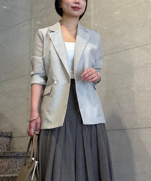 セール】エアリーシアージャケット（テーラードジャケット