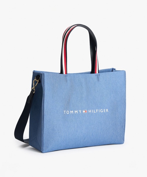 セール】デニムショッパートートバッグ（トートバッグ）｜TOMMY