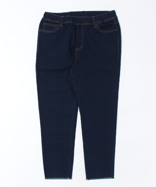 ANTIBAL（アンティバル）の「【ANTIBAL】ストレッチデニム　カットオフロングパンツ（デニムパンツ・メンズ・ブルー/ネイビー/サックスブルー・3/2）」の2枚目の写真