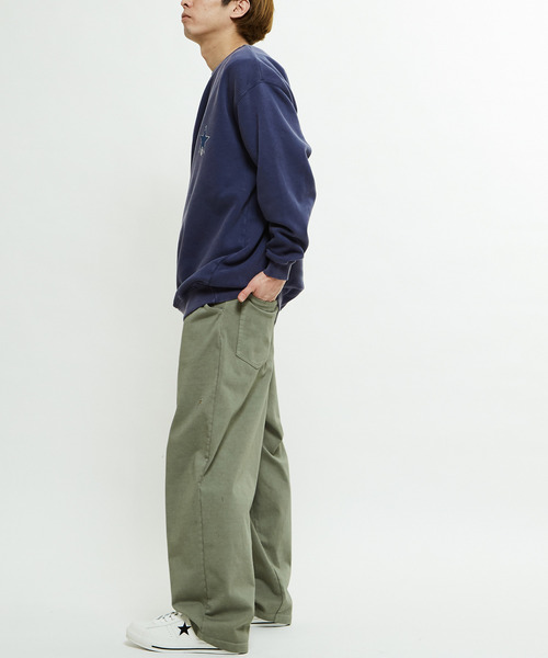 CONVERSE TOKYO(コンバーストウキョウ)の「PIGMENT DYE SWEAT PANTS(スウェットパンツ・レディース・ネイビー/スミクロ/クリーム・SMALL/MEDIUM)」の11枚目の写真