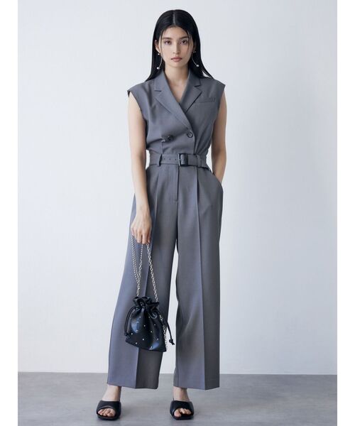 MURUA（ムルーア）の「チェーンショルダースタッズバッグ（ショルダーバッグ・レディース・ブラウン/ブラック/グレー・FREE）」の6枚目の写真