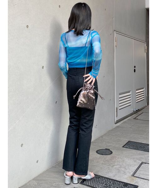 MURUA（ムルーア）の「チェーンショルダースタッズバッグ（ショルダーバッグ・レディース・ブラウン/ブラック/グレー・FREE）」の15枚目の写真