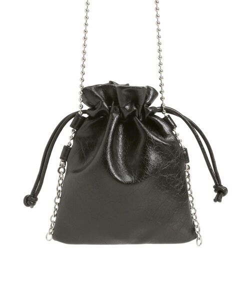 MURUA（ムルーア）の「チェーンショルダースタッズバッグ（ショルダーバッグ・レディース・ブラウン/ブラック/グレー・FREE）」の20枚目の写真