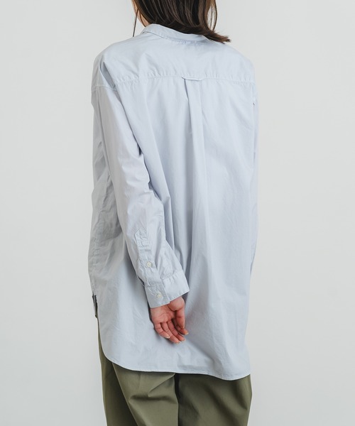 quadro（クオドロ）の「80タイプライターレギュラーワイドシャツ（シャツ/ブラウス・レディース・オフホワイト/イエロー/ピンク/ブルーグレー・FREE）」の7枚目の写真