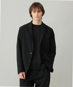 【完売品】 MUJI Labo ユニフォーム素材で作ったブレザー　黒 MUJI Labo〕紳士 ユニフォーム素材で作ったブレザー（その他