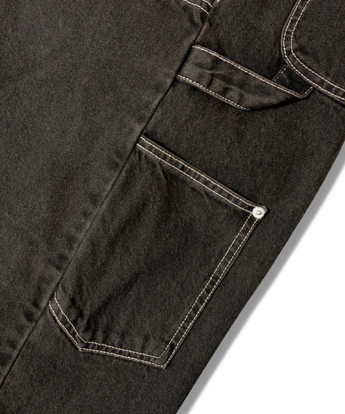 JACKROSE(ジャックローズ)の「JE-ビンテージ加工・ダブルニーデニムパンツ(デニムパンツ・メンズ・ブラック/インディゴブルー・M/L)」の8枚目の写真