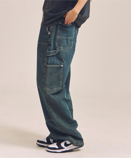 JACKROSE(ジャックローズ)の「JE-ビンテージ加工・ダブルニーデニムパンツ(デニムパンツ・メンズ・ブラック/インディゴブルー・M/L)」の22枚目の写真