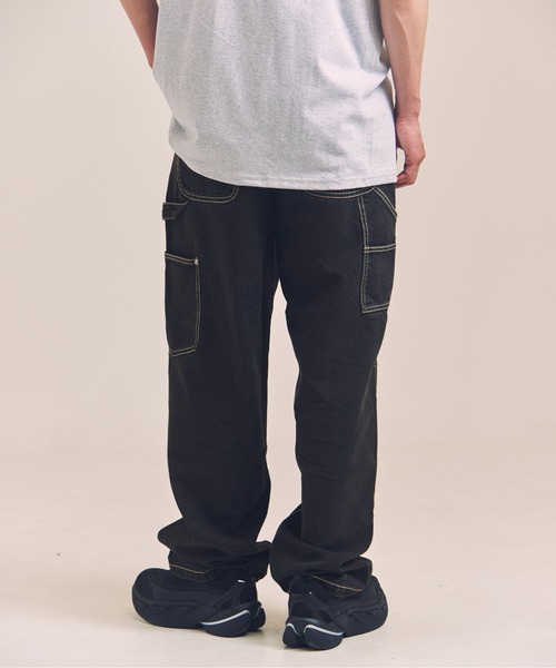 JACKROSE(ジャックローズ)の「JE-ビンテージ加工・ダブルニーデニムパンツ(デニムパンツ・メンズ・ブラック/インディゴブルー・M/L)」の17枚目の写真