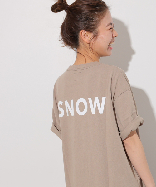 Snow Peak(スノーピーク)の「《追加》別注【Snow Peak/スノーピーク】Tシャツワンピース(ワンピース・レディース・ブラック/ベージュ・FREE)」の20枚目の写真
