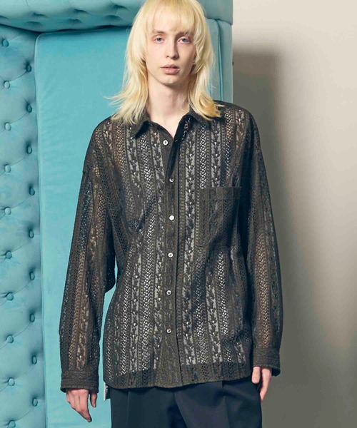 MAISON SPECIAL(メゾンスペシャル)の「《UNISEX》【LIMITED EDITION】Prime-Over Regular Collar Shirt/プライムオーバーレギュラーカラーシャツ【MAISON SPECIAL/メゾンスペシャル】(シャツ/ブラウス・メンズ・アイボリー/その他4/その他5/ピンクベージュ/その他7/その他8/その他9/その他6/その他1/その他2/ダークブラック/キナリ/グレイッシュベージュ/ベージュ/パープル/ダークブラウン/その他3/ブラック/グレー/オフホワイト/サックスブルー/ホワイト・1/2)」の9枚目の写真