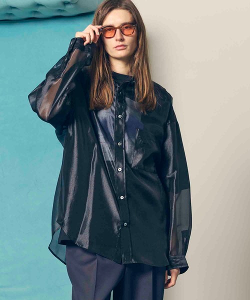 MAISON SPECIAL(メゾンスペシャル)の「《UNISEX》【LIMITED EDITION】Prime-Over Regular Collar Shirt/プライムオーバーレギュラーカラーシャツ【MAISON SPECIAL/メゾンスペシャル】(シャツ/ブラウス・メンズ・アイボリー/その他4/その他5/ピンクベージュ/その他7/その他8/その他9/その他6/その他1/その他2/ダークブラック/キナリ/グレイッシュベージュ/ベージュ/パープル/ダークブラウン/その他3/ブラック/グレー/オフホワイト/サックスブルー/ホワイト・1/2)」の14枚目の写真