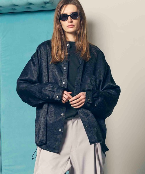 MAISON SPECIAL(メゾンスペシャル)の「《UNISEX》【LIMITED EDITION】Prime-Over Regular Collar Shirt/プライムオーバーレギュラーカラーシャツ【MAISON SPECIAL/メゾンスペシャル】(シャツ/ブラウス・メンズ・アイボリー/その他4/その他5/ピンクベージュ/その他7/その他8/その他9/その他6/その他1/その他2/ダークブラック/キナリ/グレイッシュベージュ/ベージュ/パープル/ダークブラウン/その他3/ブラック/グレー/オフホワイト/サックスブルー/ホワイト・1/2)」の16枚目の写真
