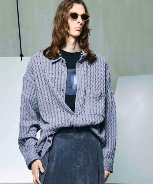 MAISON SPECIAL(メゾンスペシャル)の「《UNISEX》【LIMITED EDITION】Prime-Over Regular Collar Shirt/プライムオーバーレギュラーカラーシャツ【MAISON SPECIAL/メゾンスペシャル】(シャツ/ブラウス・メンズ・アイボリー/その他4/その他5/ピンクベージュ/その他7/その他8/その他9/その他6/その他1/その他2/ダークブラック/キナリ/グレイッシュベージュ/ベージュ/パープル/ダークブラウン/その他3/ブラック/グレー/オフホワイト/サックスブルー/ホワイト・1/2)」の12枚目の写真