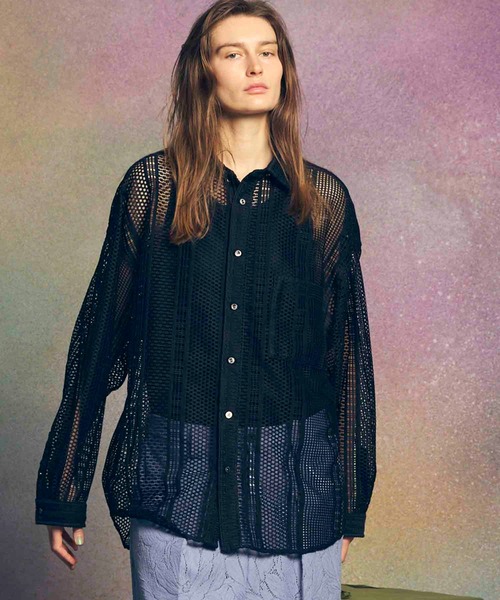MAISON SPECIAL(メゾンスペシャル)の「《UNISEX》【LIMITED EDITION】Prime-Over Regular Collar Shirt/プライムオーバーレギュラーカラーシャツ【MAISON SPECIAL/メゾンスペシャル】(シャツ/ブラウス・メンズ・アイボリー/その他4/その他5/ピンクベージュ/その他7/その他8/その他9/その他6/その他1/その他2/ダークブラック/キナリ/グレイッシュベージュ/ベージュ/パープル/ダークブラウン/その他3/ブラック/グレー/オフホワイト/サックスブルー/ホワイト・1/2)」の19枚目の写真