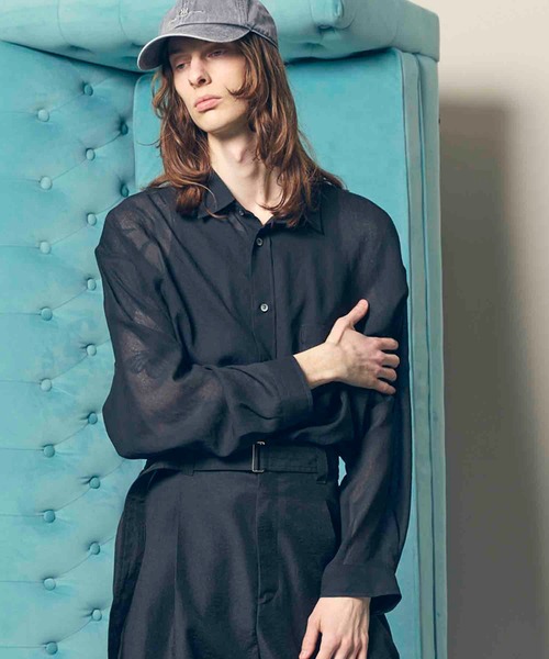 MAISON SPECIAL(メゾンスペシャル)の「《UNISEX》【LIMITED EDITION】Prime-Over Regular Collar Shirt/プライムオーバーレギュラーカラーシャツ【MAISON SPECIAL/メゾンスペシャル】(シャツ/ブラウス・メンズ・アイボリー/その他4/その他5/ピンクベージュ/その他7/その他8/その他9/その他6/その他1/その他2/ダークブラック/キナリ/グレイッシュベージュ/ベージュ/パープル/ダークブラウン/その他3/ブラック/グレー/オフホワイト/サックスブルー/ホワイト・1/2)」の7枚目の写真