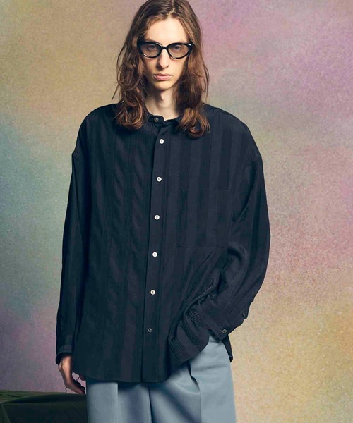 MAISON SPECIAL(メゾンスペシャル)の「《UNISEX》【LIMITED EDITION】Prime-Over Regular Collar Shirt/プライムオーバーレギュラーカラーシャツ【MAISON SPECIAL/メゾンスペシャル】(シャツ/ブラウス・メンズ・アイボリー/その他4/その他5/ピンクベージュ/その他7/その他8/その他9/その他6/その他1/その他2/ダークブラック/キナリ/グレイッシュベージュ/ベージュ/パープル/ダークブラウン/その他3/ブラック/グレー/オフホワイト/サックスブルー/ホワイト・1/2)」の6枚目の写真
