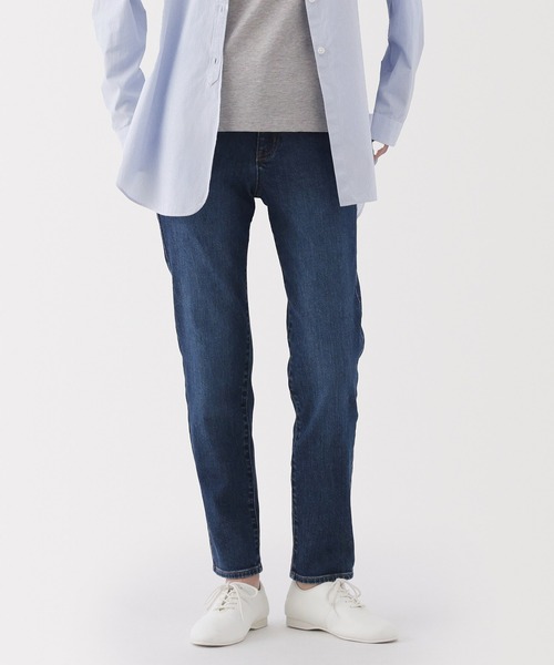 新品未使用　タグ付き　MIESROHE スリムストレートデニムＰＴ　ブルーデニム H&M タグ付き未使用◯スリムストレートハイデニム 42 - メルカリ