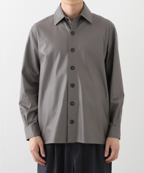 EDIFICE（エディフィス）の「ARMA (アルマ) LUSH Leather Shirt（その他アウター・メンズ・ブラック/ライトグレー・46/48）」の6枚目の写真