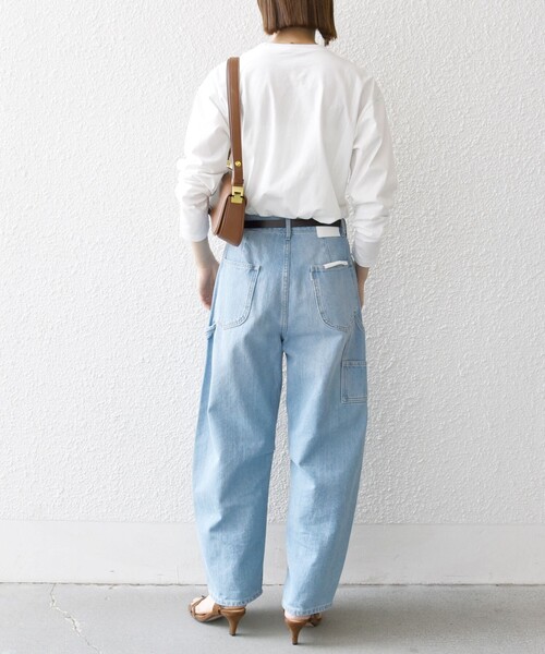 monmimi（モンミミ）の「【SHIPS any別注】MONMIMI:〈洗濯機可能〉ロゴ プリント ロンTEE 25SS（Tシャツ/カットソー・レディース・イエロー/ピンク/ホワイト・ONE SIZE）」の5枚目の写真