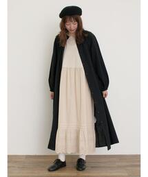 Samansa Mos2 | カット切替ペチワンピース(ワンピース)