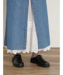 Samansa Mos2 | カット切替ペチワンピース(ワンピース)