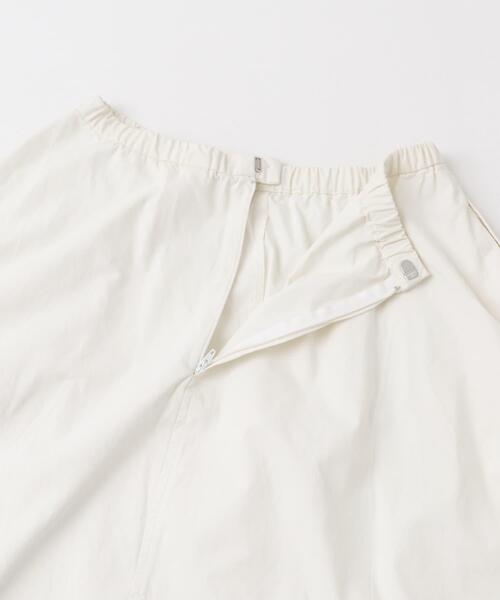 かぐれ（カグレ）の「コットンフレアスカート（スカート・レディース・オフホワイト/ブラック・FREE）」の10枚目の写真