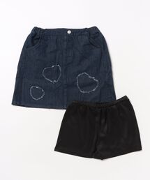 FARMY（ファーミー）の「ﾊｰﾄﾌﾘﾝｼﾞｽｶｰﾄ（スカート・キッズ）」