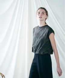 WALANCE | organic cotton jersey asymmetry tee(タンクトップ)
