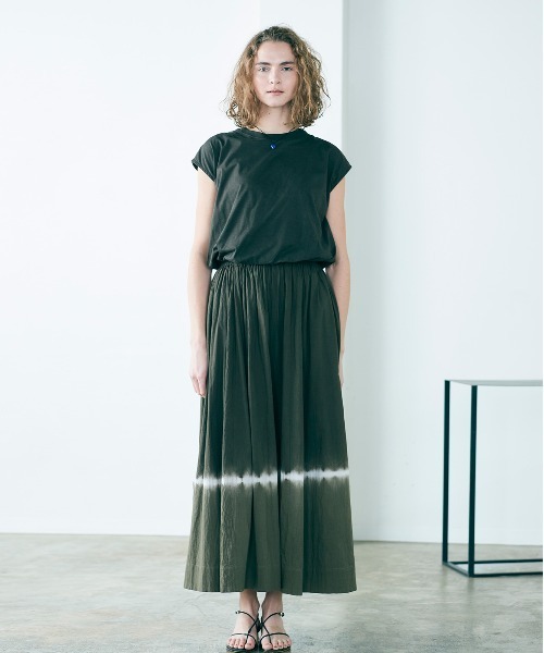 WALANCE（ワランス）の「organic cotton jersey asymmetry tee（タンクトップ・レディース・ブラック系その他/スミクロ/インディゴブルー・FREE）」の22枚目の写真